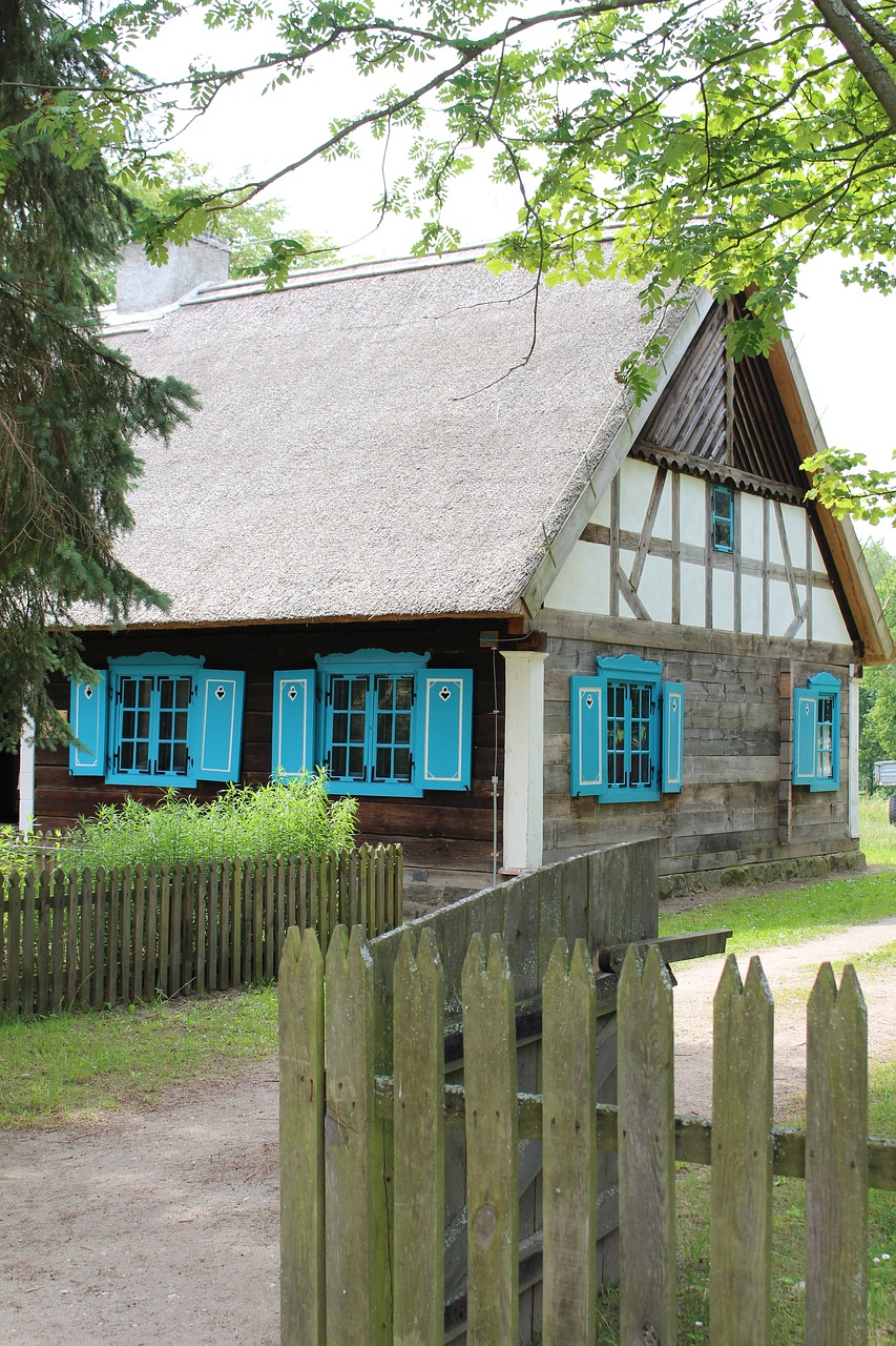 open air museum village old house free photo
