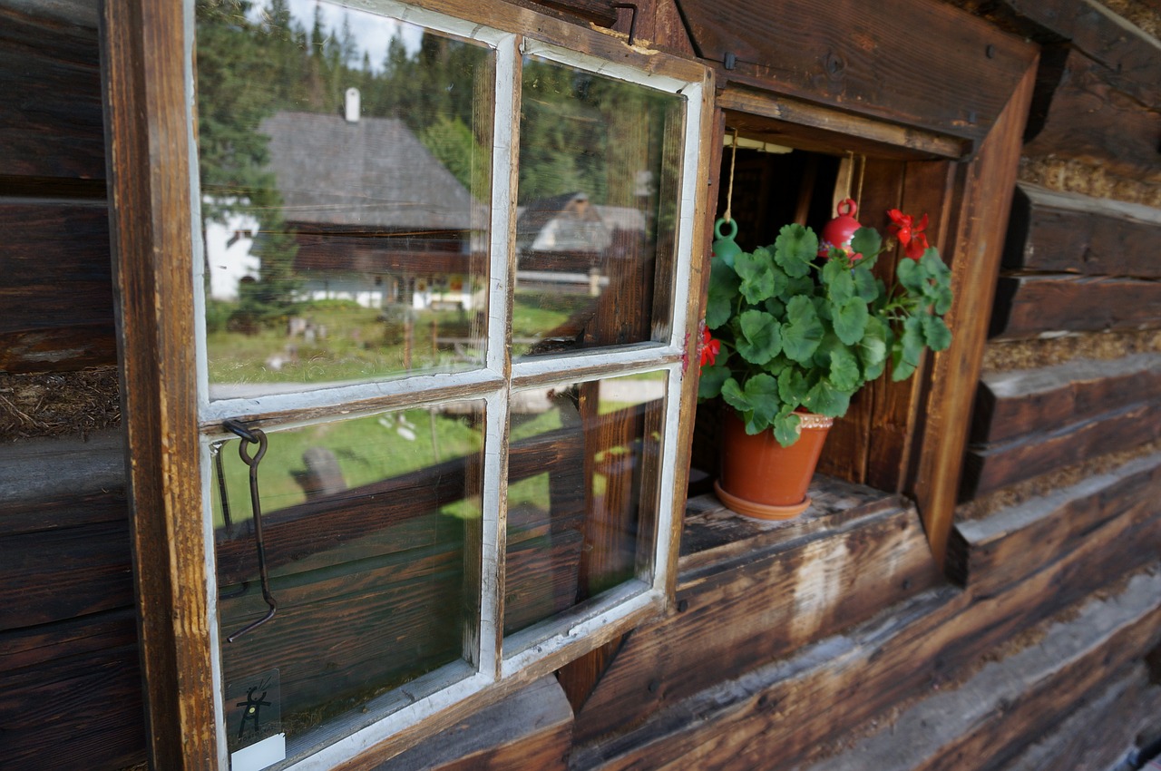 open air museum  window  village free photo