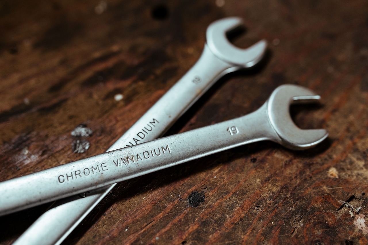 open-end wrench mechanic repair free photo