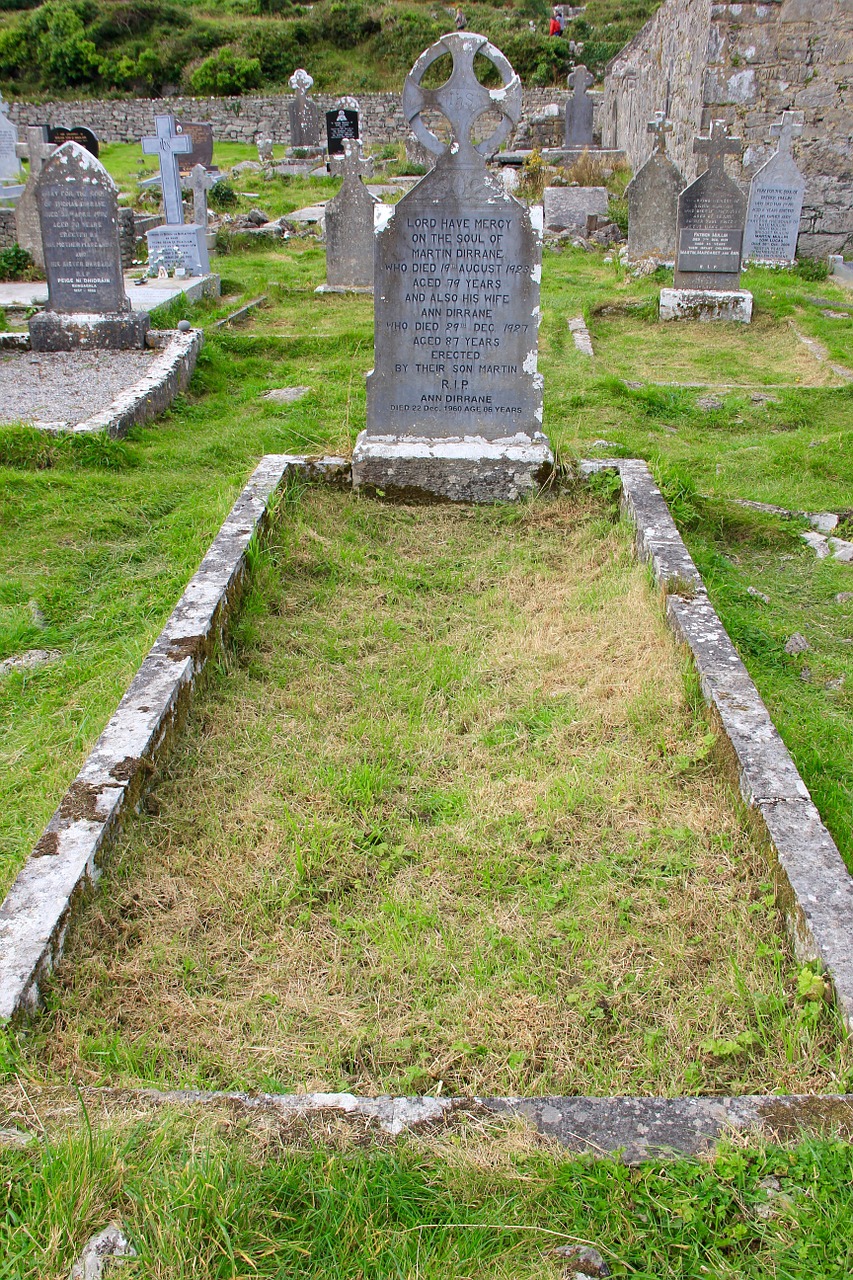 open grave graveyard death free photo