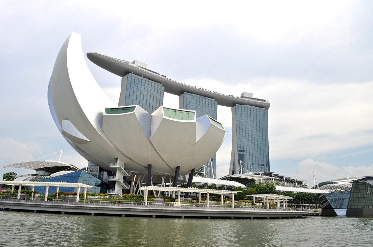 opera building singapore architecture free photo