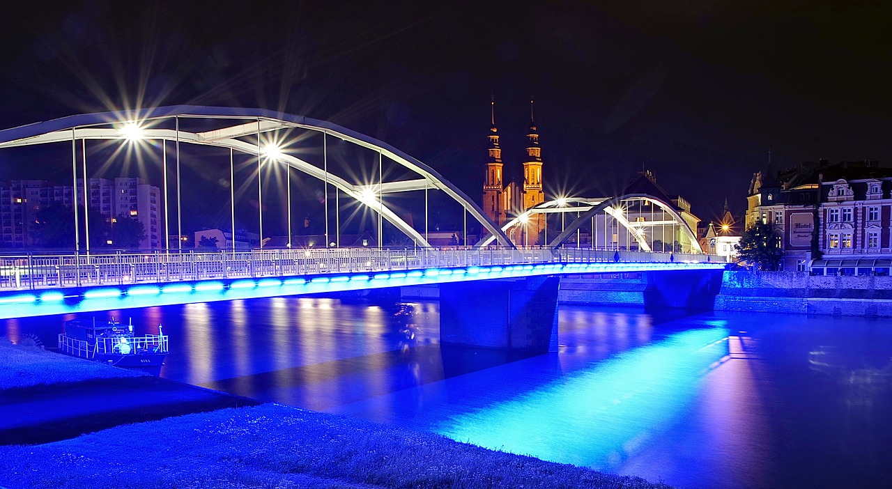 opole bridge pastowski city free photo