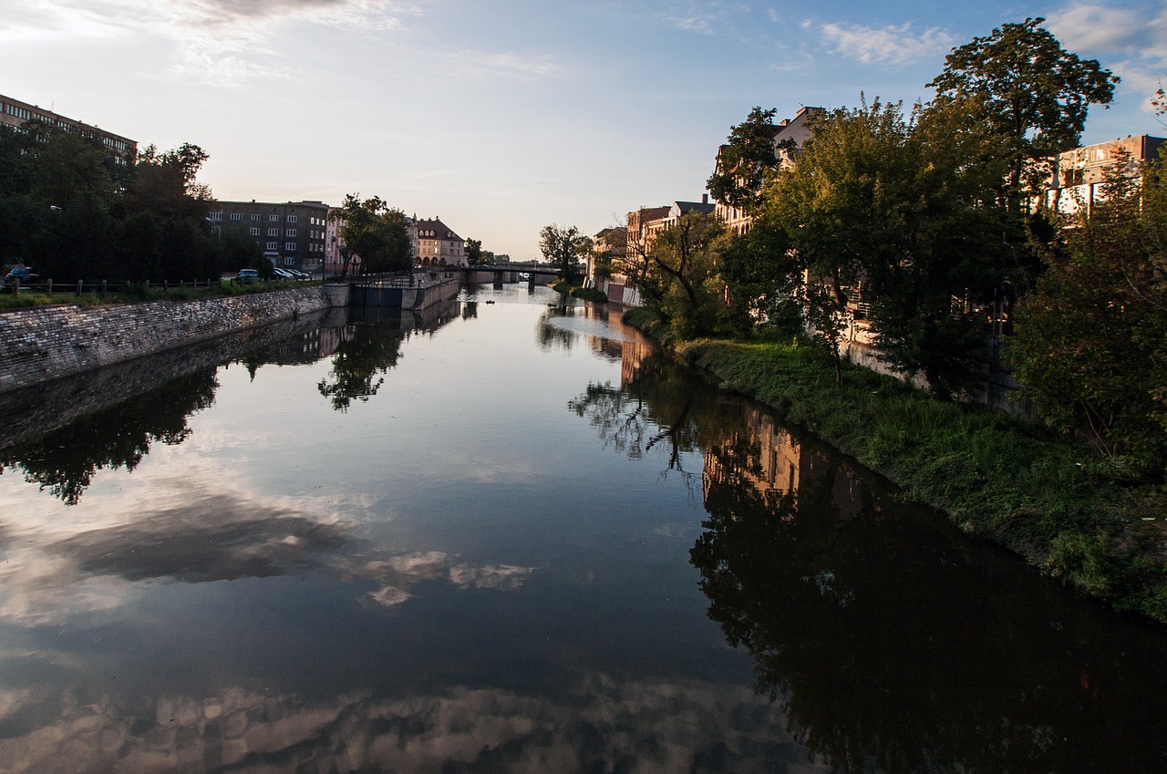 opole silesia evening sun free photo