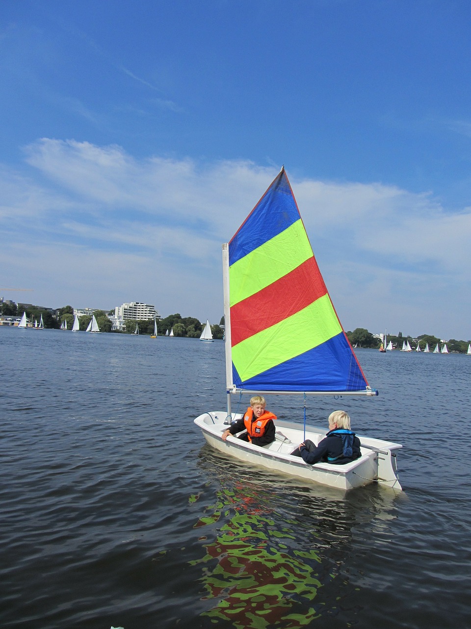 optimist sail alster free photo