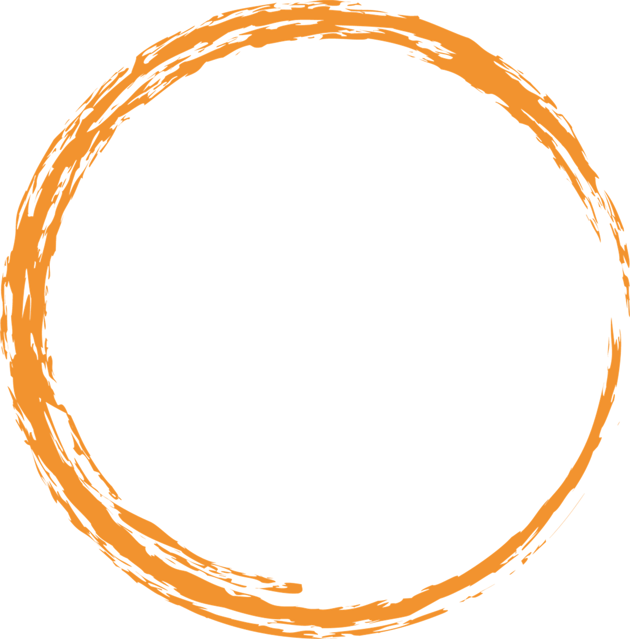 orange round circle free photo