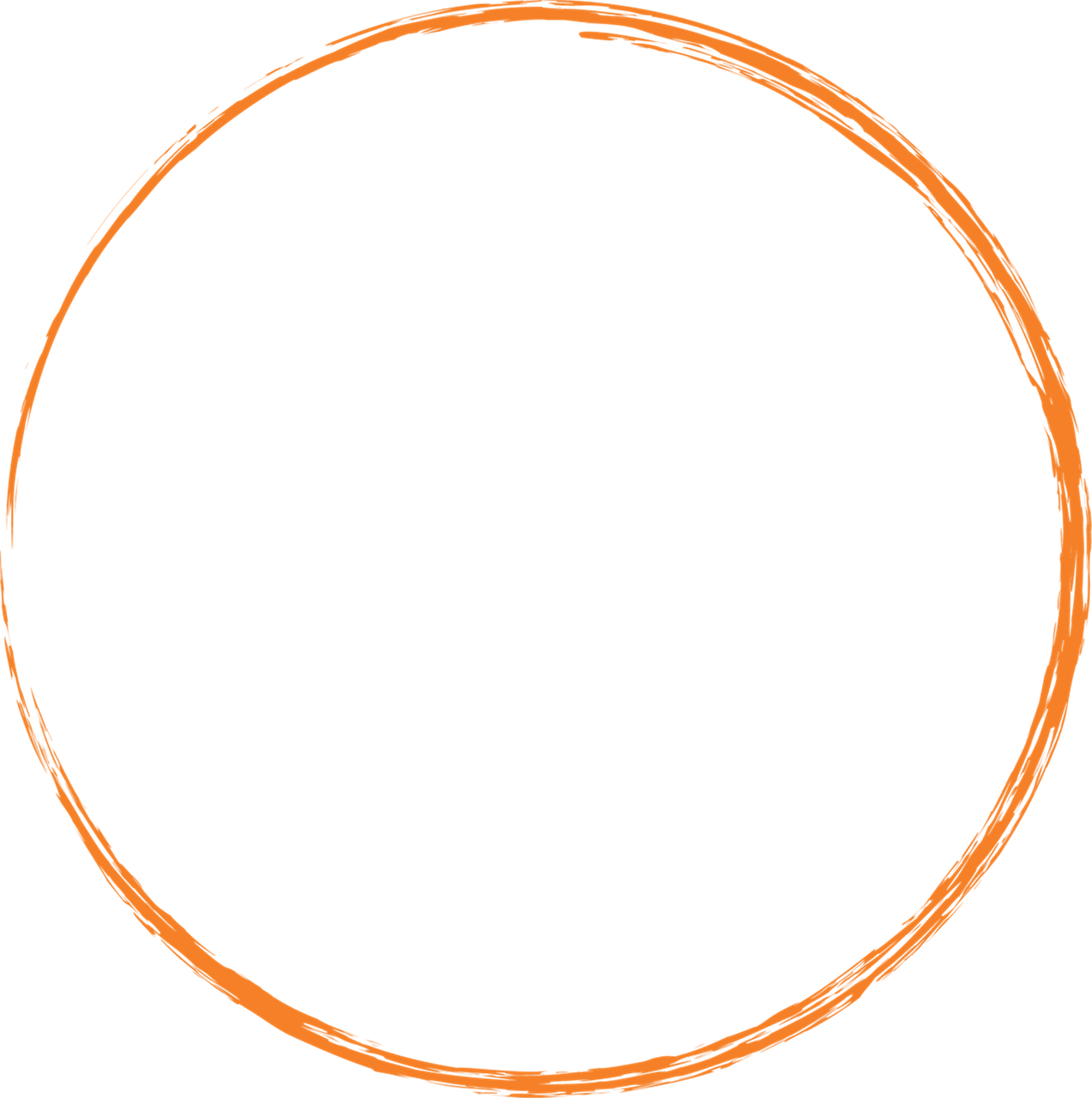 orange round circle free photo