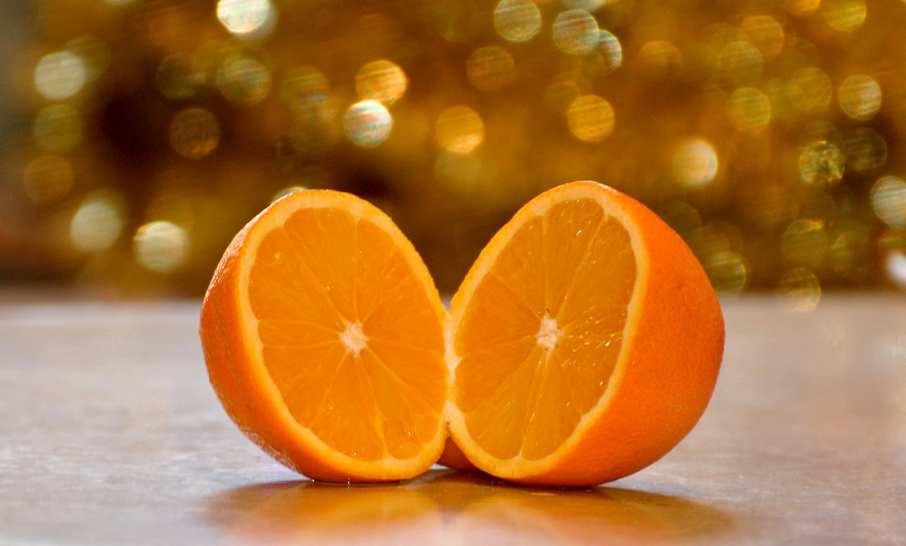 orange food slice free photo