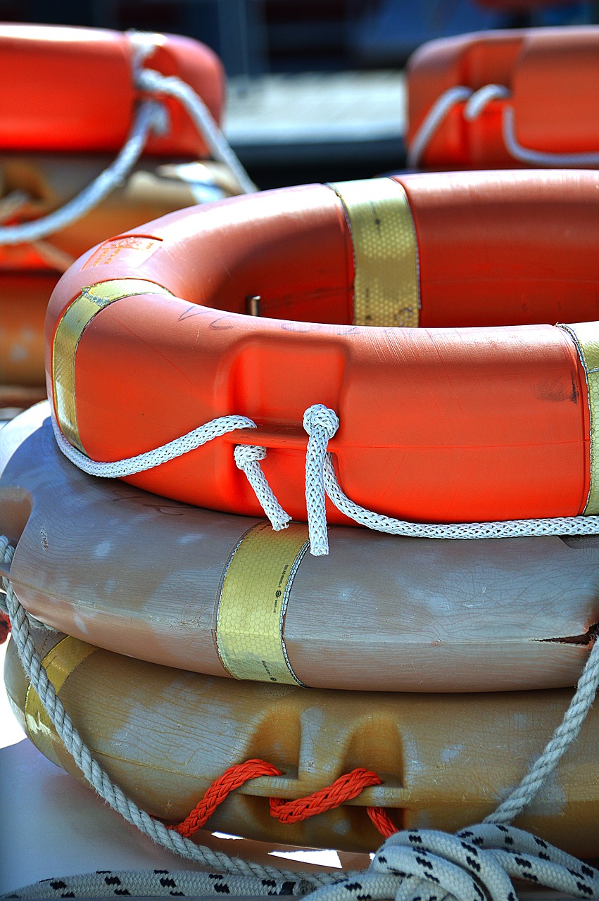 orange life buoy lifeguard free photo