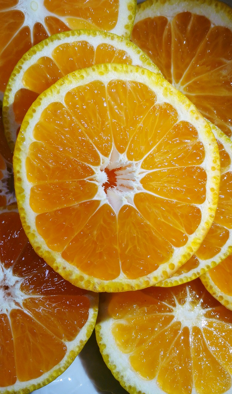orange yellow slice free photo