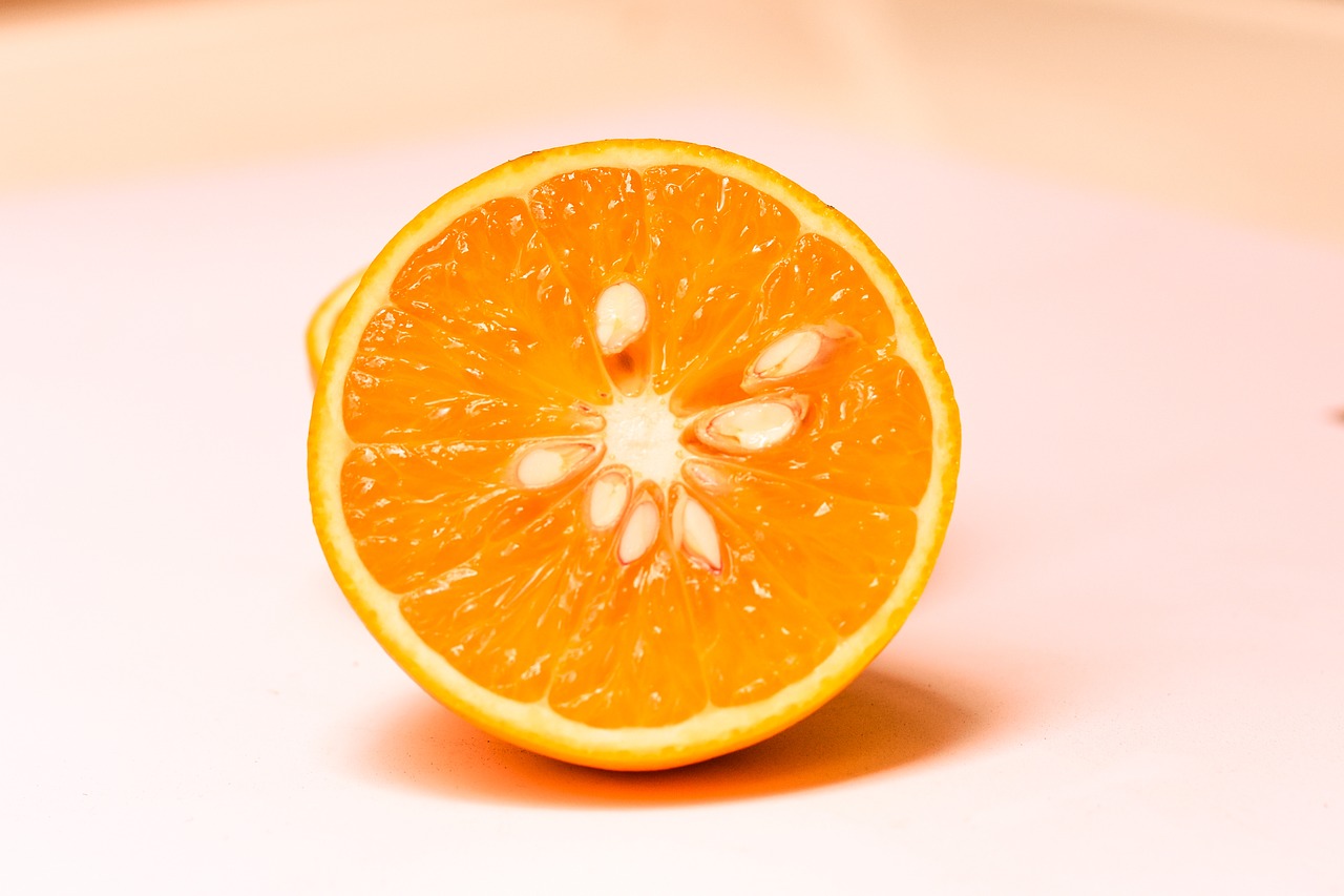 Апельсинка в разрезе