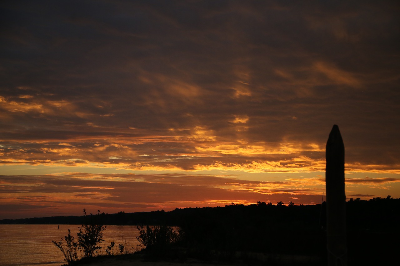 orange  sky  sunset free photo