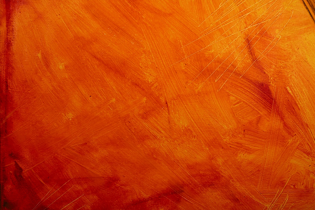 orange  red  art free photo