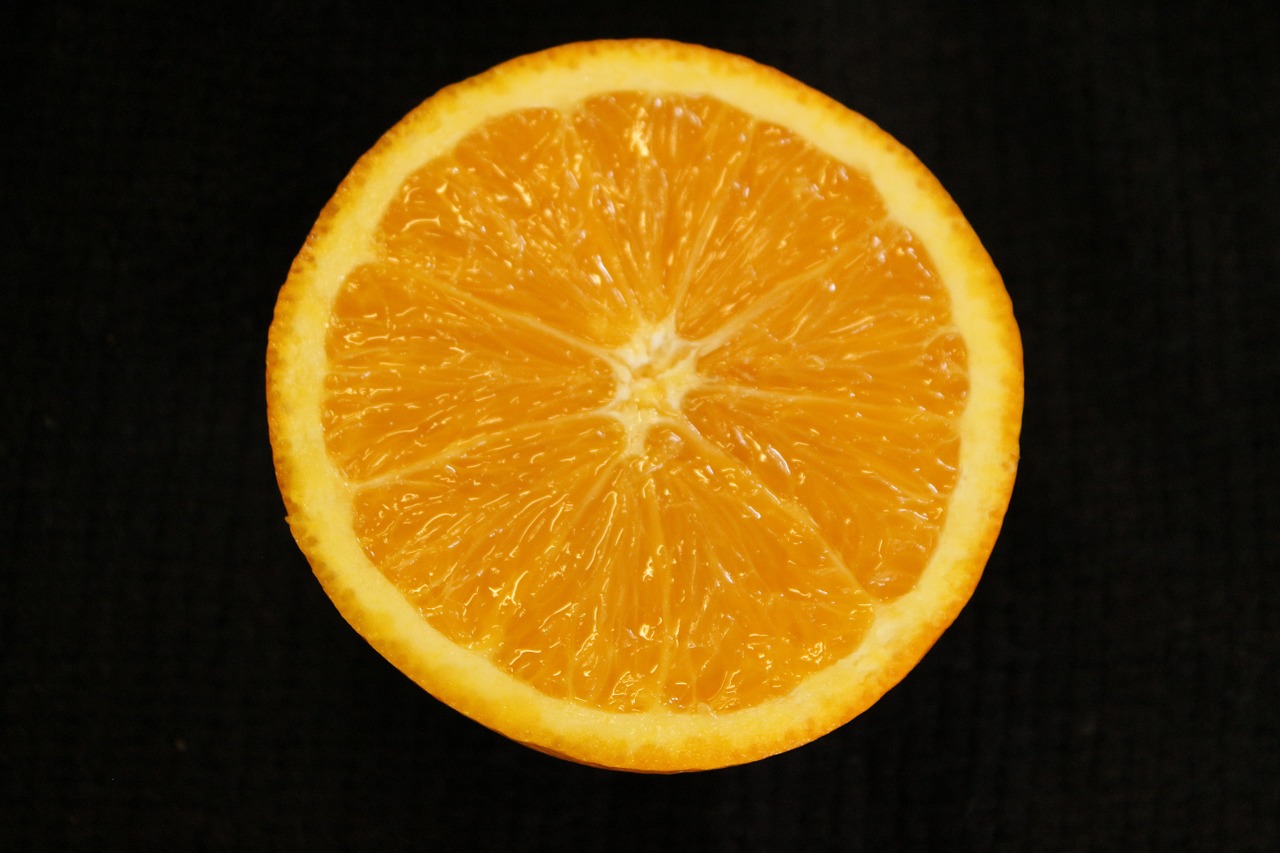 orange slice fruit free photo