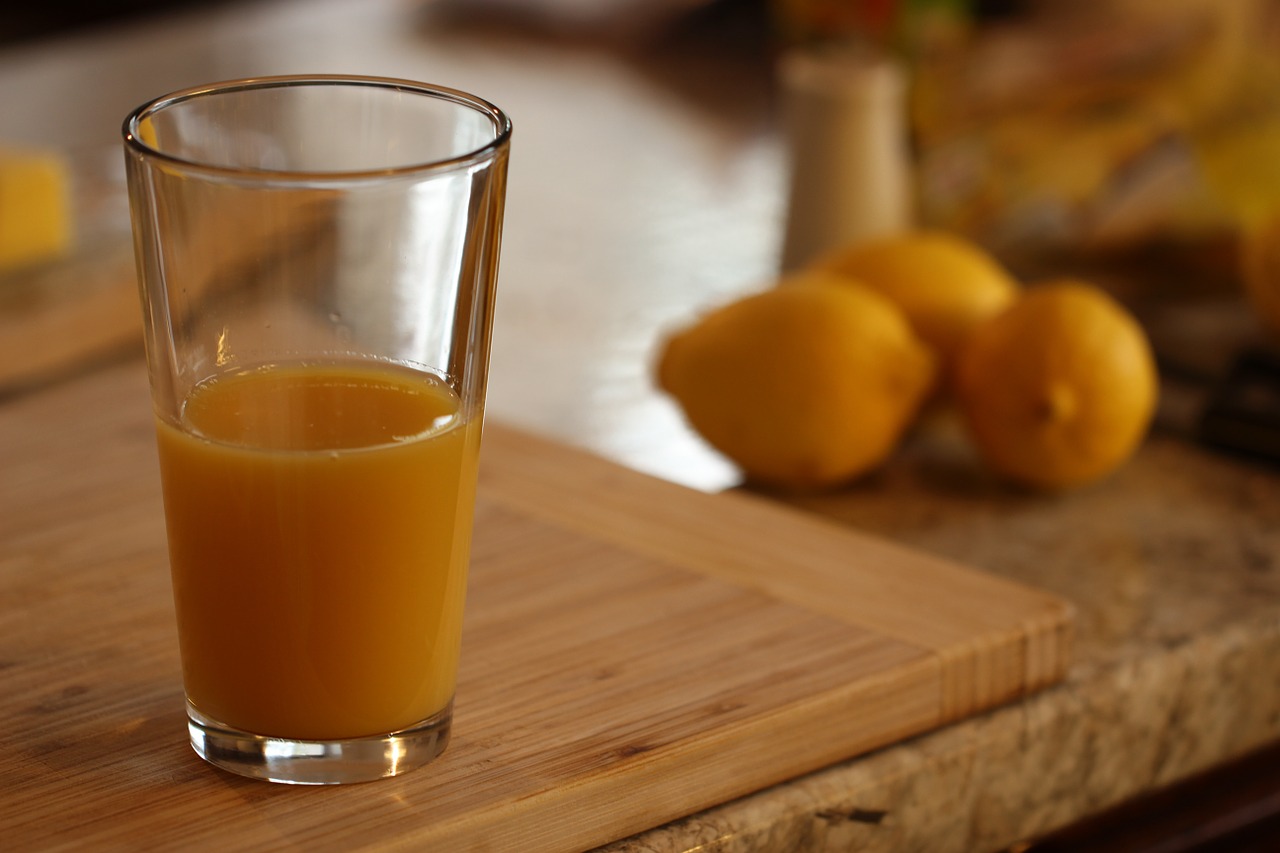 orange juice lemon free photo
