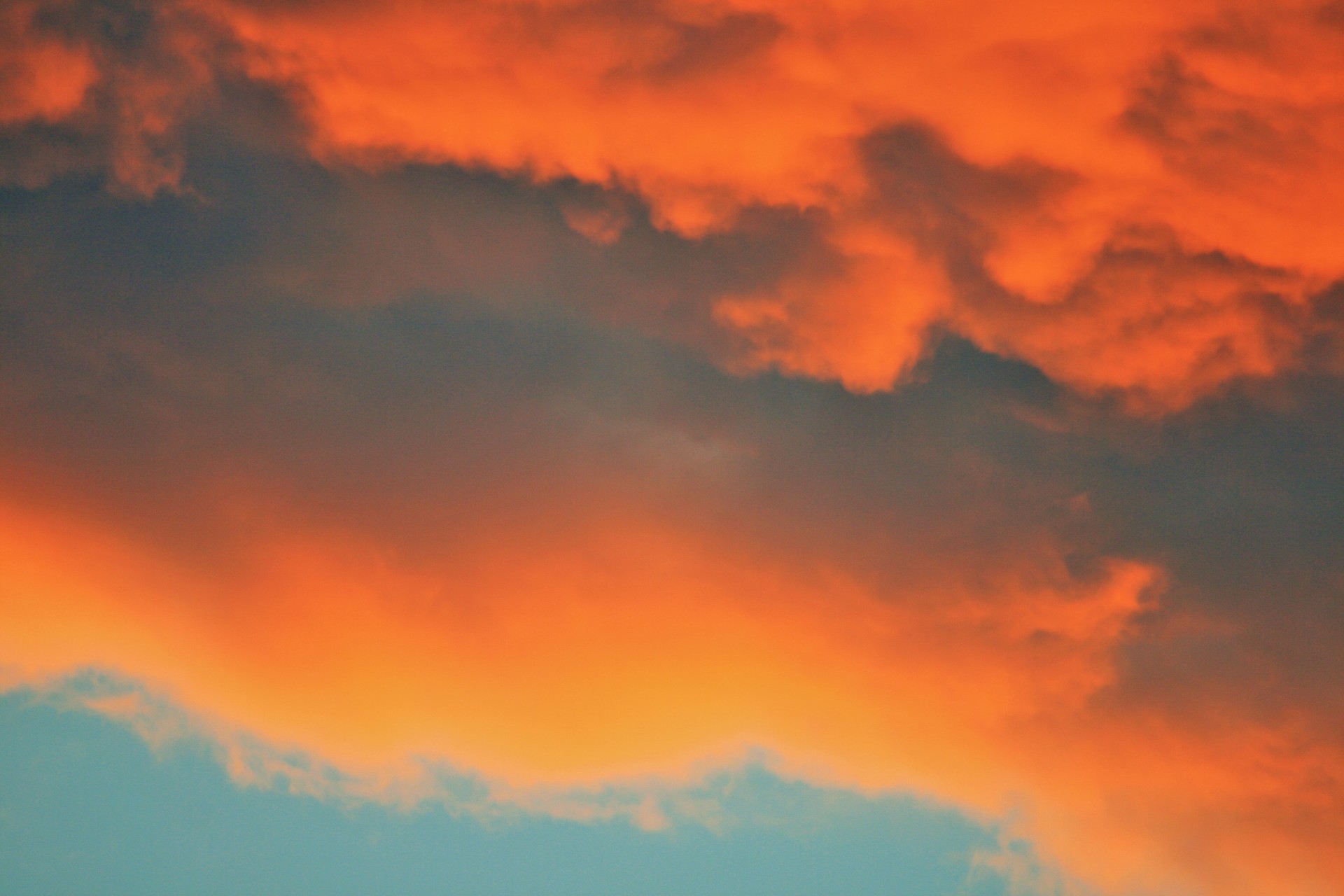 sky sunset cloud free photo