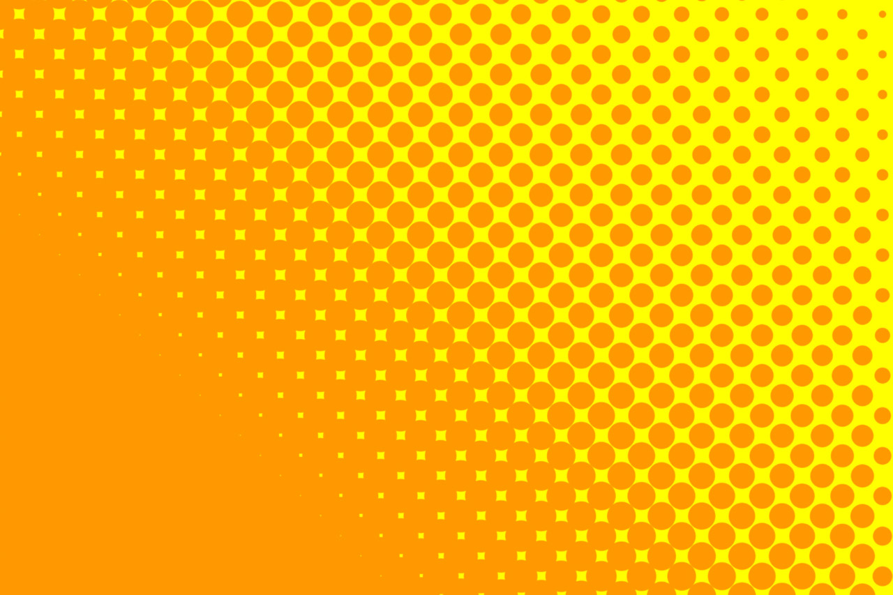 yellow orange dots free photo