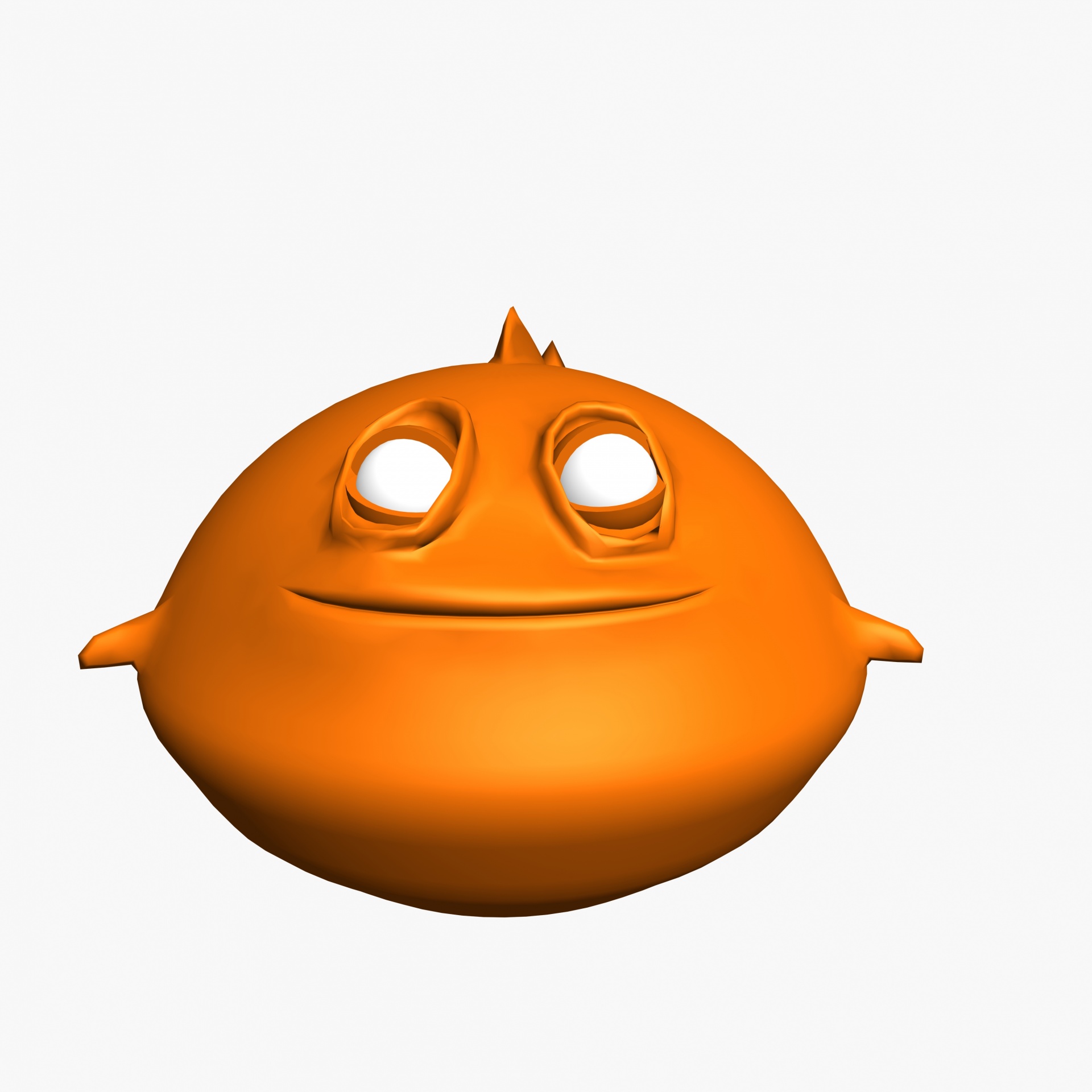 3d cartoon orange free photo