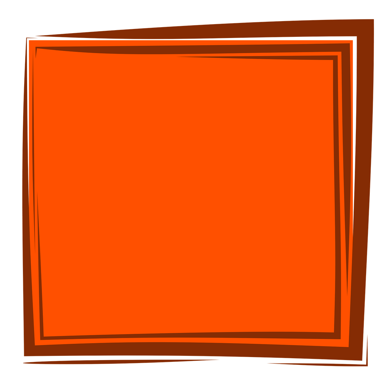 orange frame frame background free photo