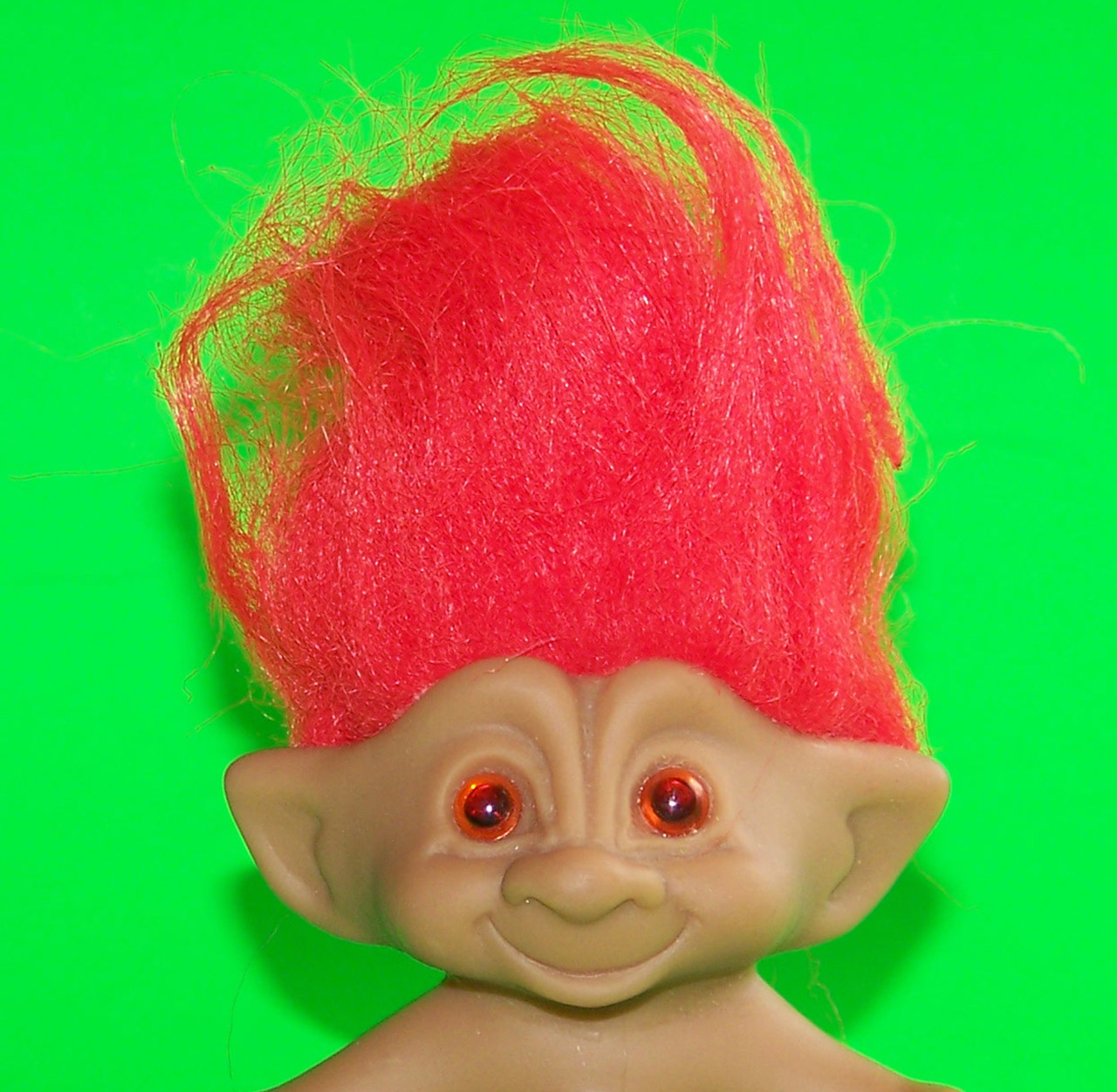 troll doll orange free photo