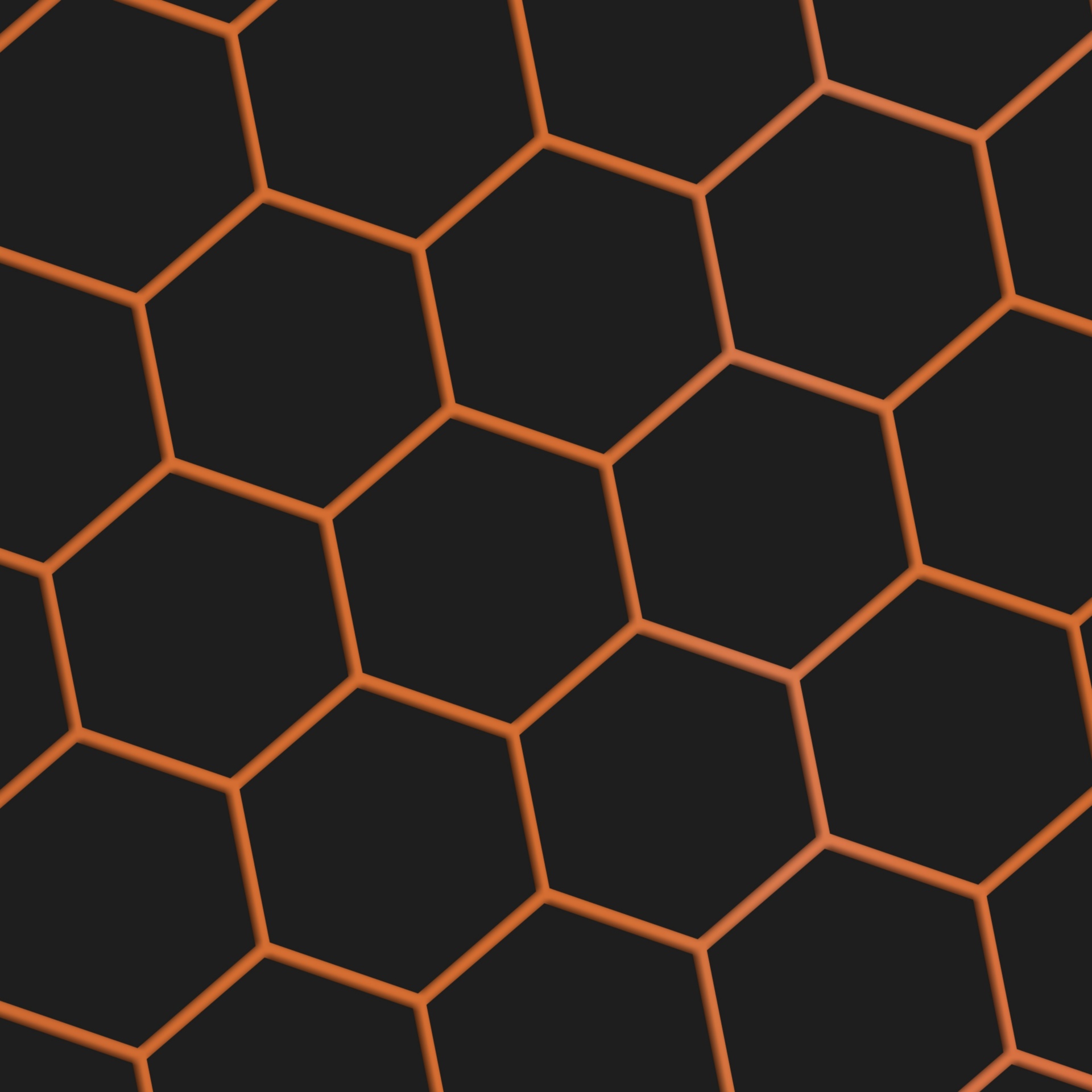orange hexagon