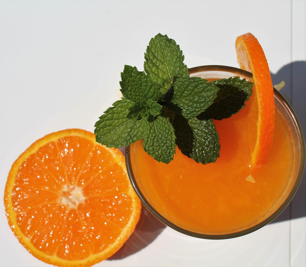 orange juice vitamin c fresh free photo
