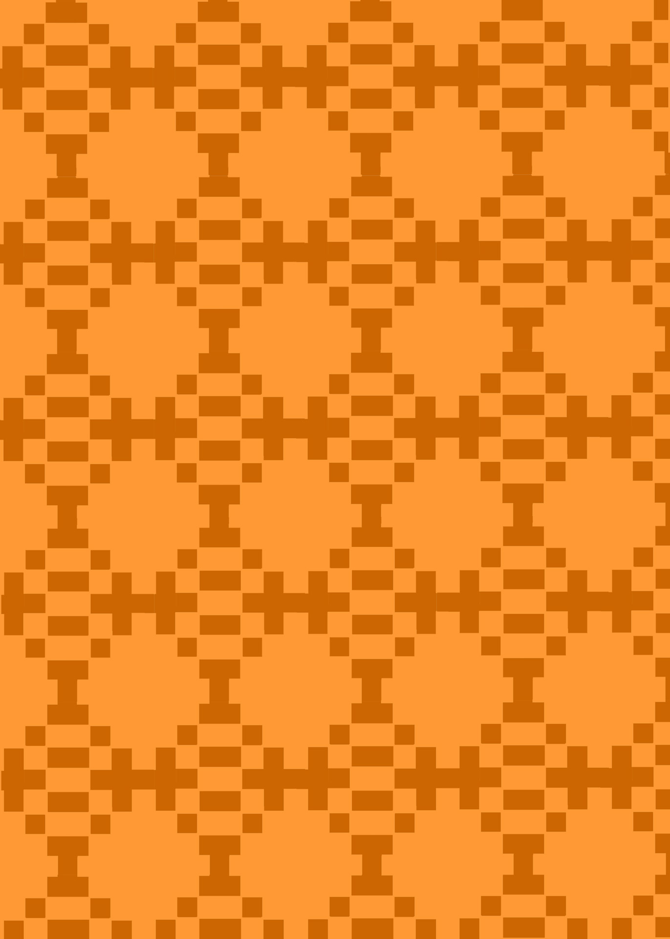 orange pixelated background free photo