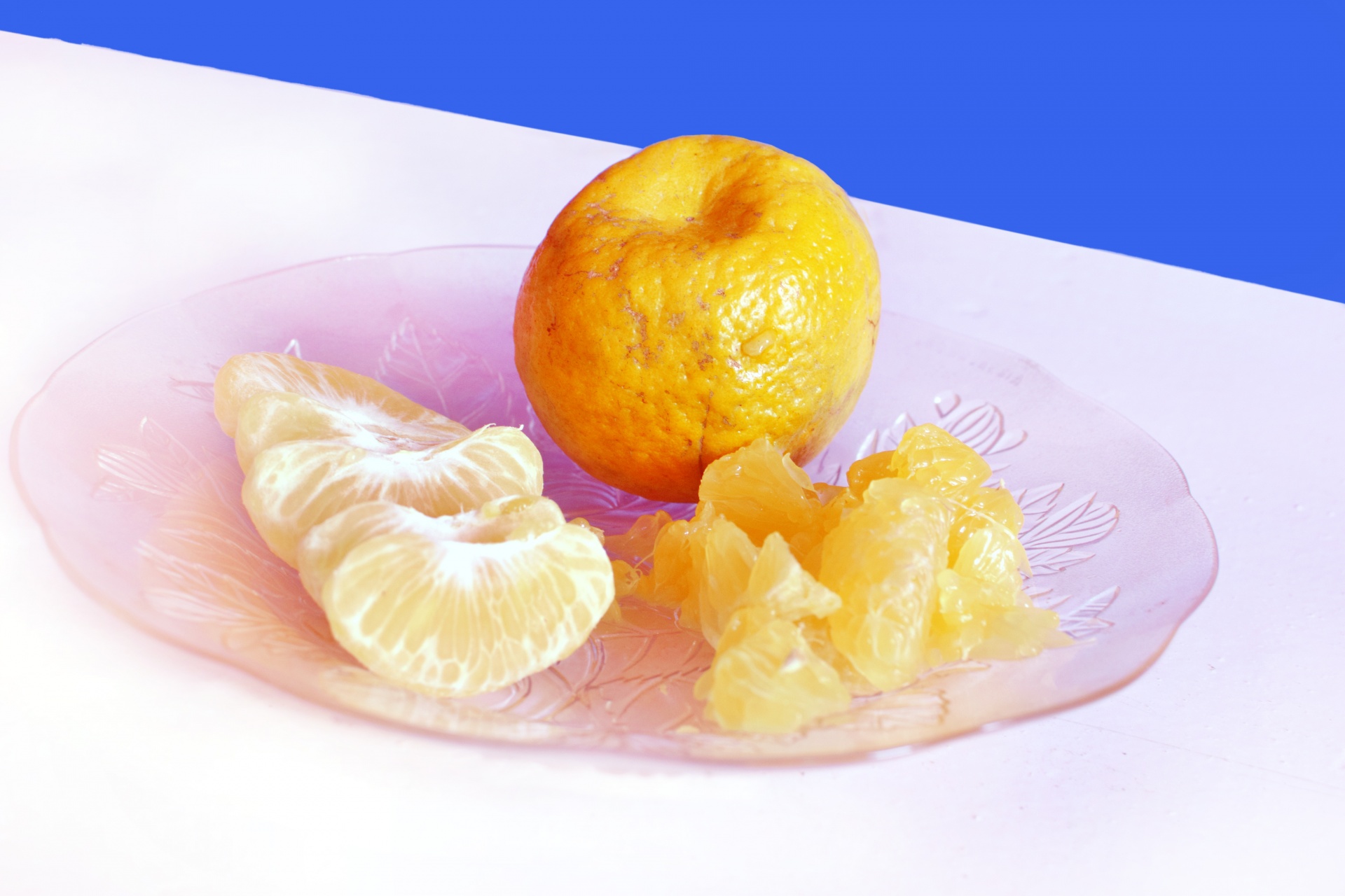orange juice pulp free photo