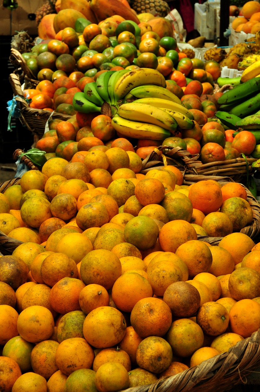 oranges fruit market free photo