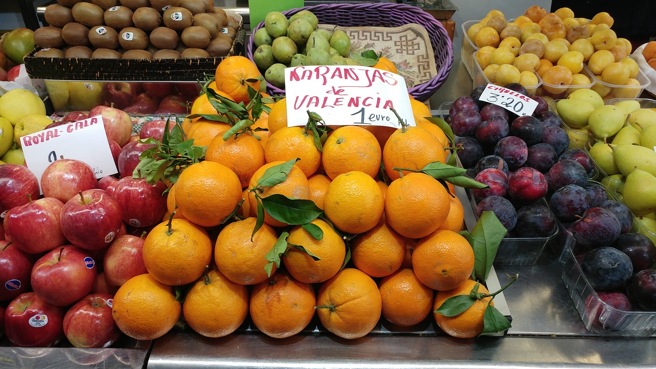 oranges fruit market free photo