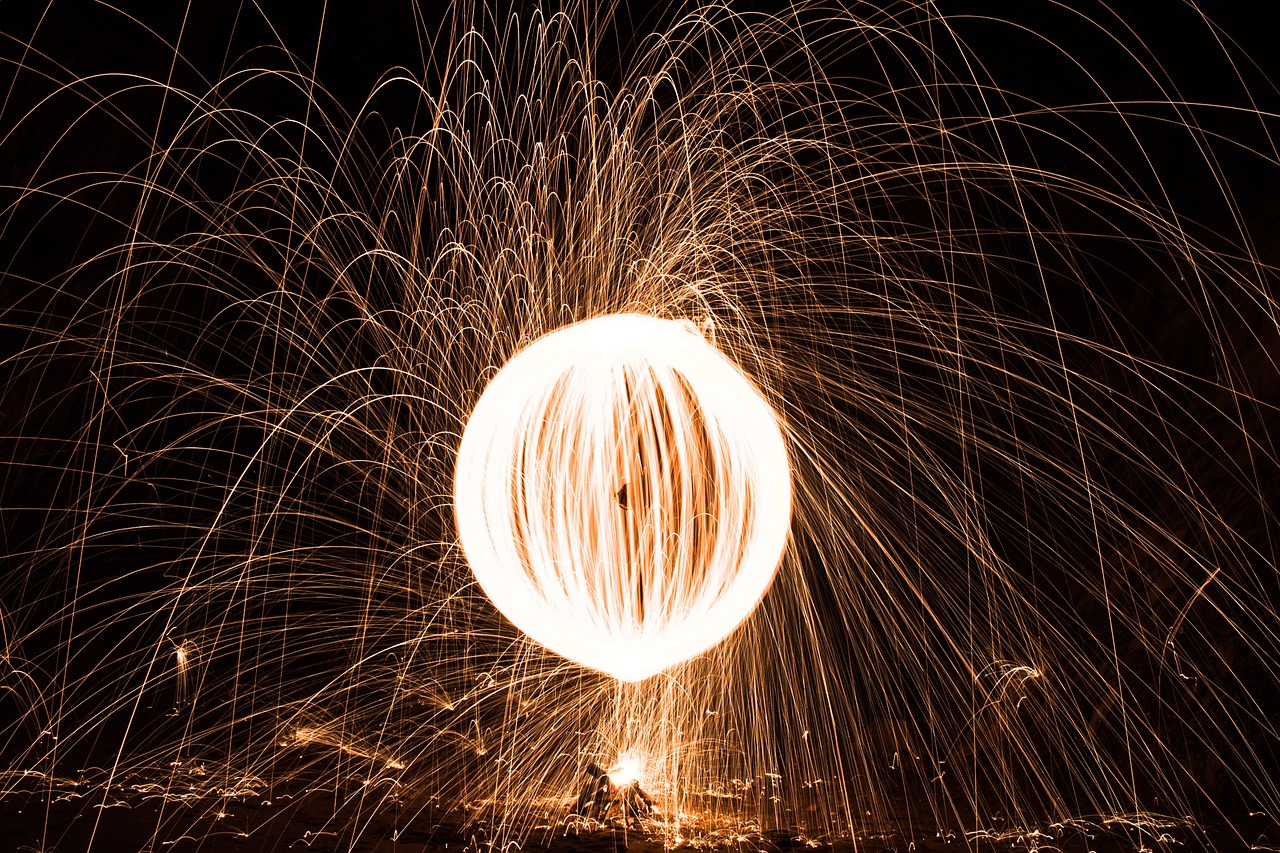 orb fire spin free photo