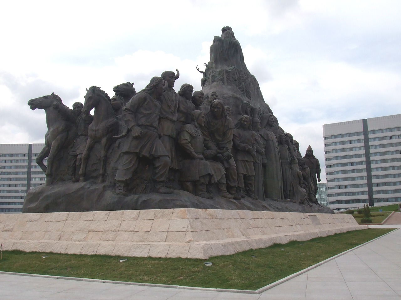 ordos city sculpture free photo