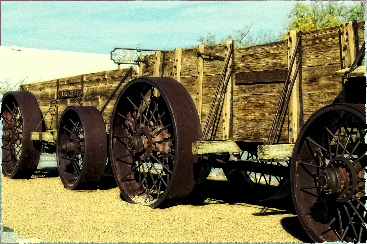 ore wagon steam tractor free photo