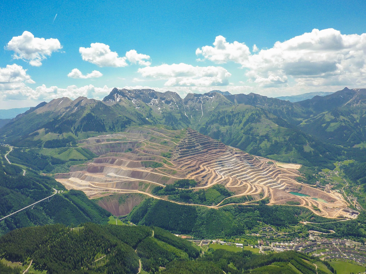 ore mountain iron ore mountain free photo
