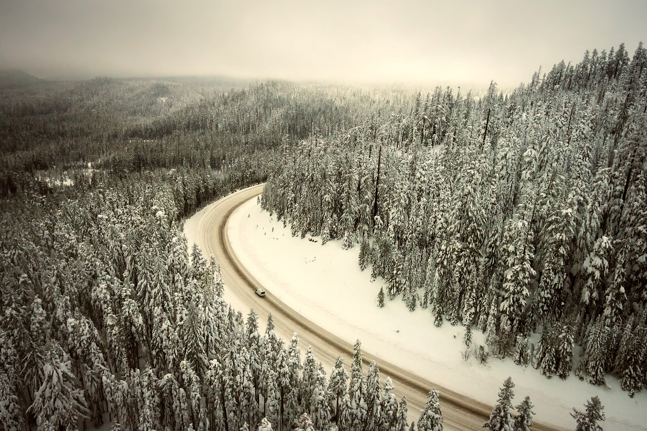 oregon winter snow free photo