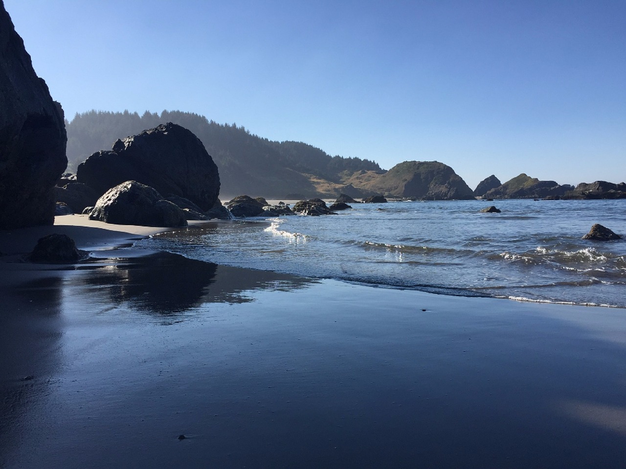 oregon coast beach free photo