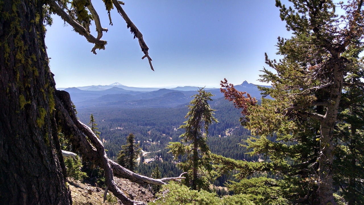 oregon national park blue free photo