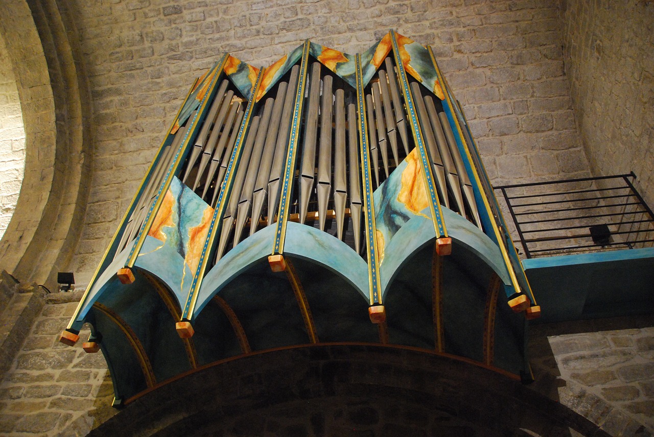 organ reeds abbey free photo