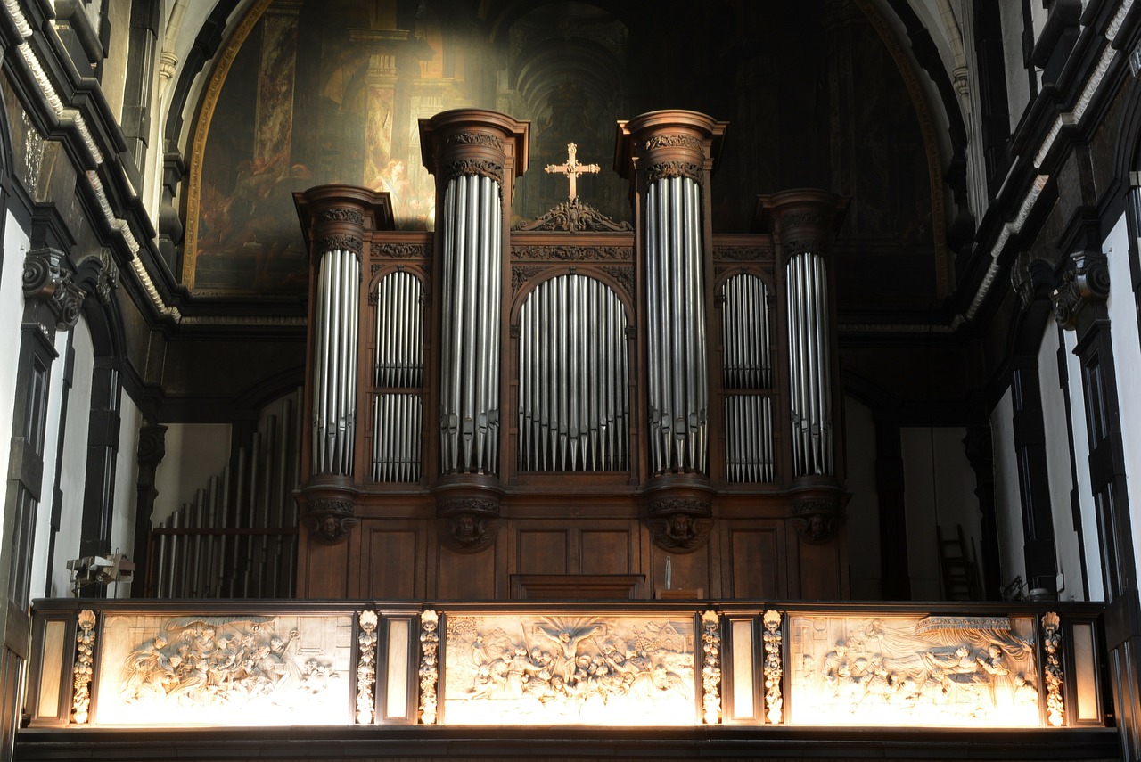 organ instrument church free photo