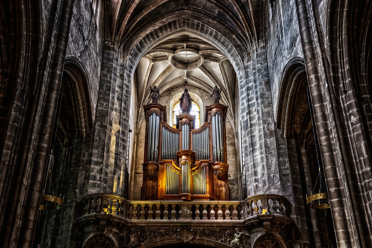 organ  instrument  cathedral free photo