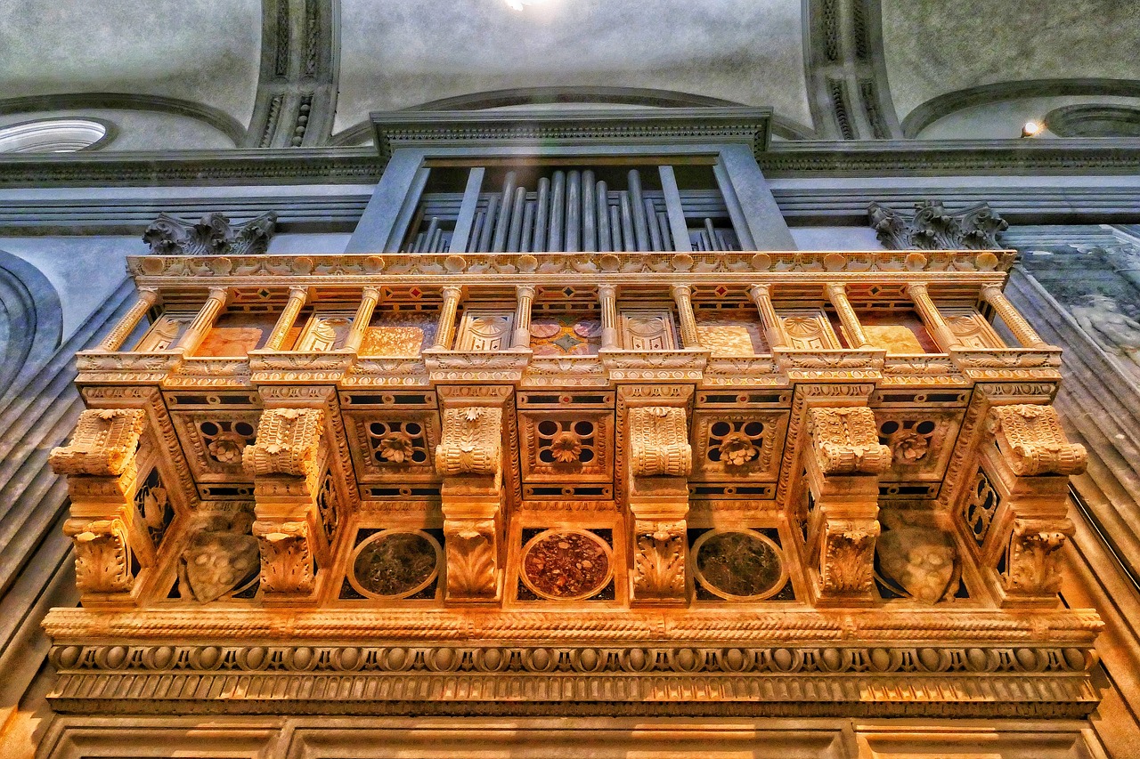 organ  church  architecture free photo