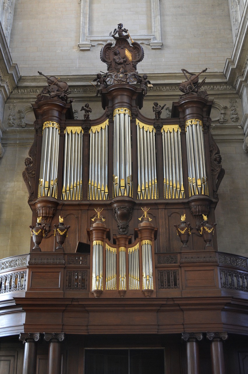 organ musical instrument church free photo