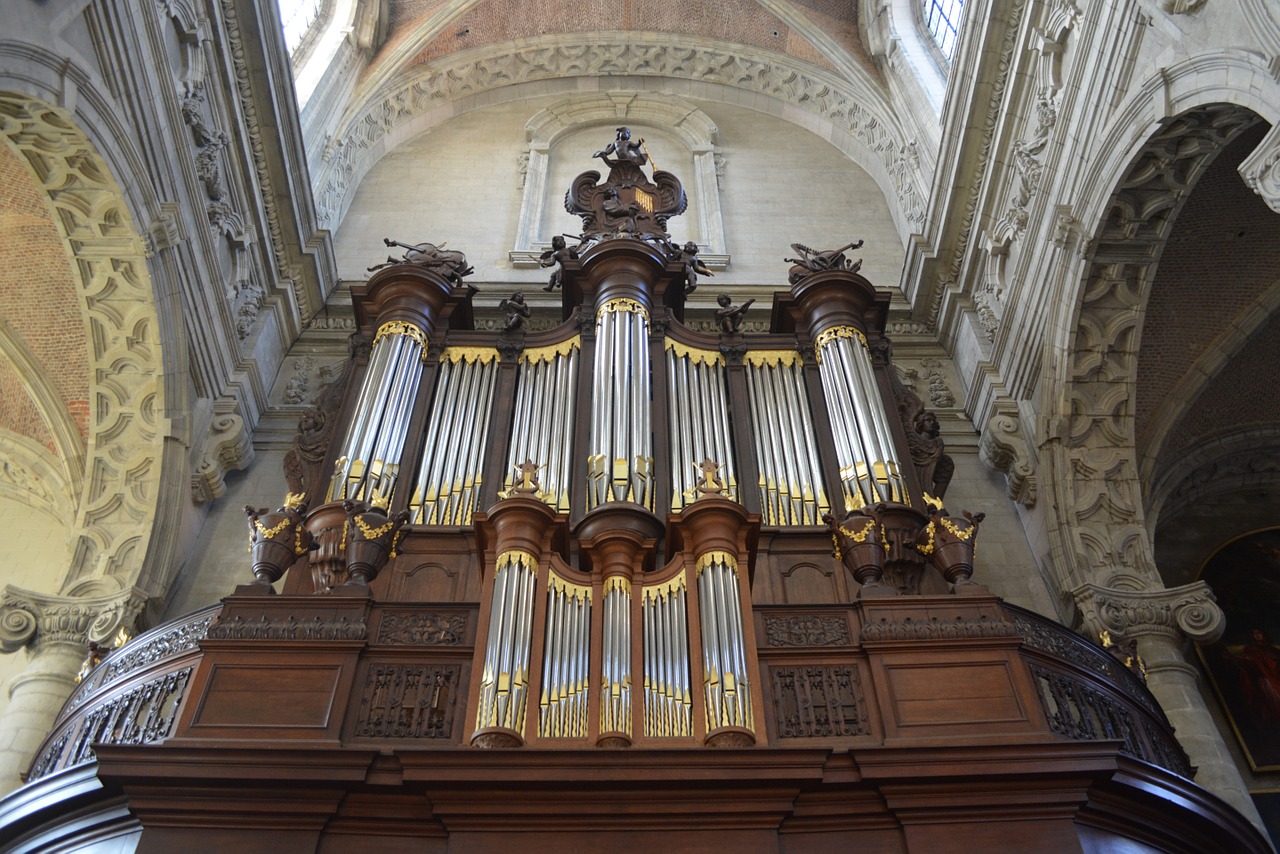 organ musical instrument church free photo