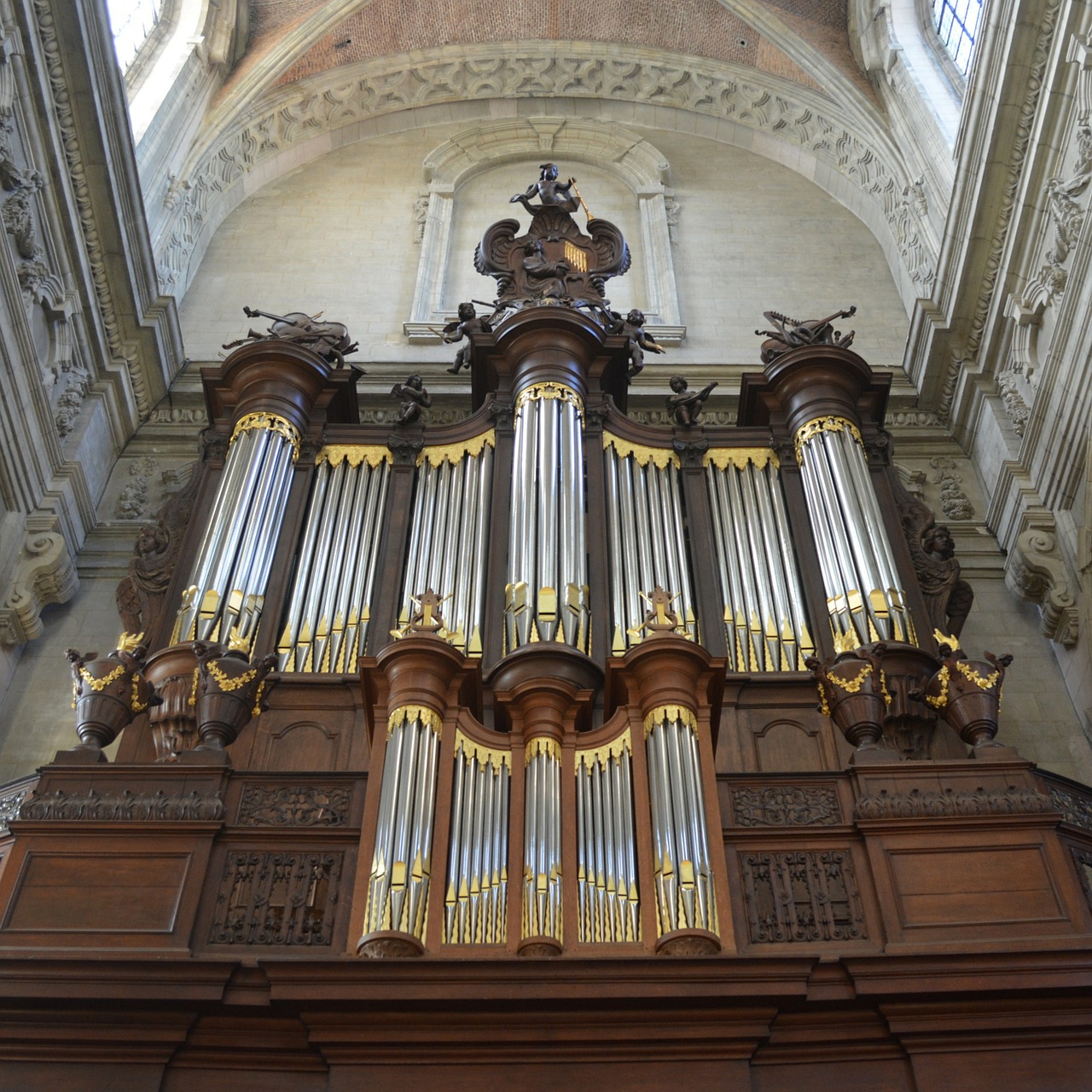 organ musical instrument church free photo