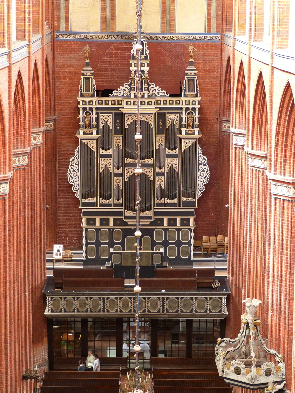 organ wismar church free photo