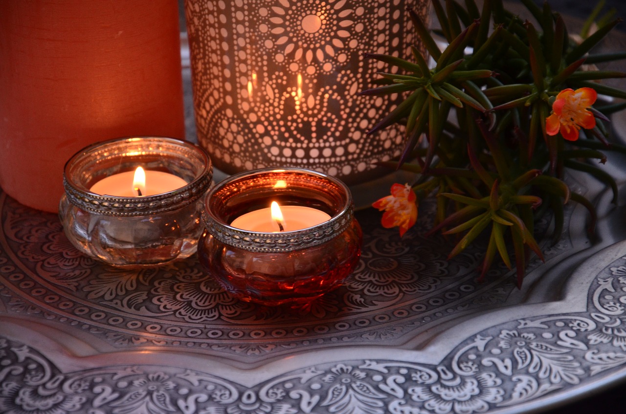oriental candles summer free photo