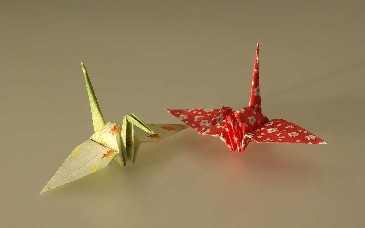 origami paper art free photo
