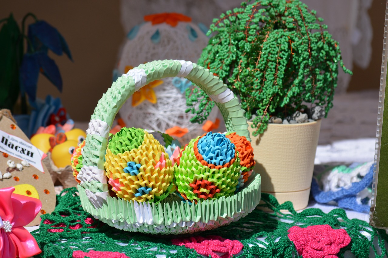 origami needlework easter free photo