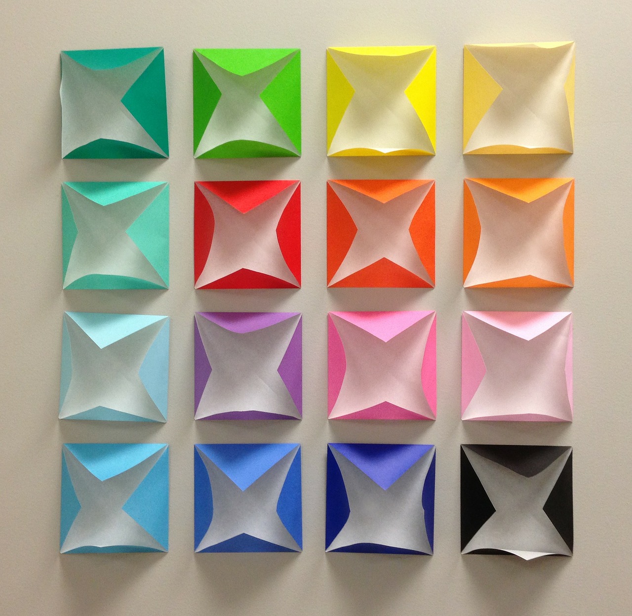 origami colors square free photo