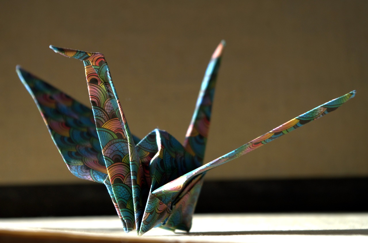 origami  fold  paper free photo