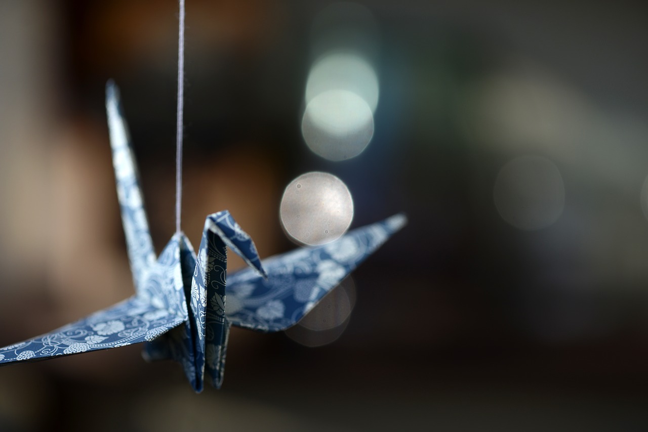 origami  crane  fold free photo